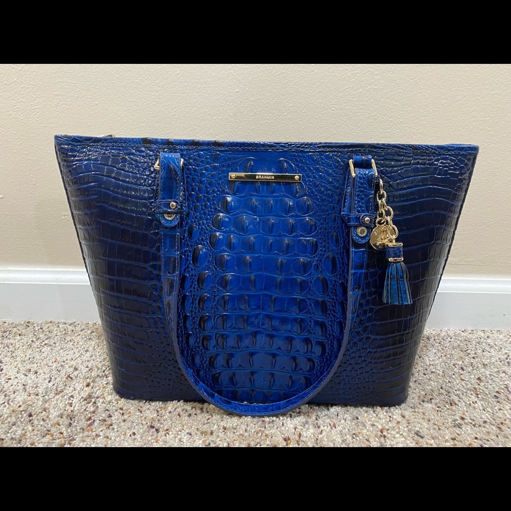 Brahmin Medium Asher Melbourne - Sapphire Blue